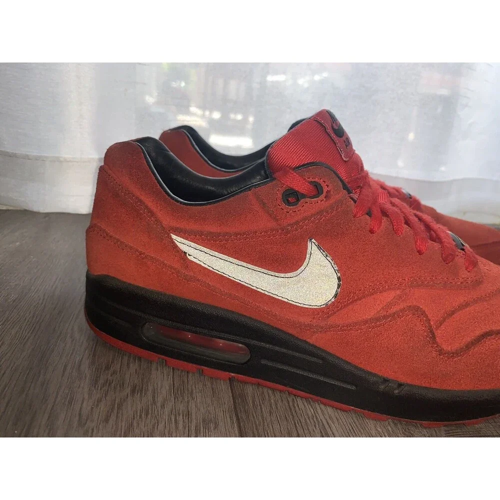2012 Nike Air Max 1 PRM‎ Premium Pimento 512033-610 size 10.5
